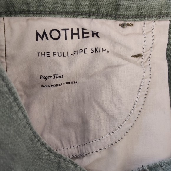 Mother Denim The Full Pipe Skimp In Roger That Size 28 Fits Size 29 NWT $228 - Picture 14 of 14